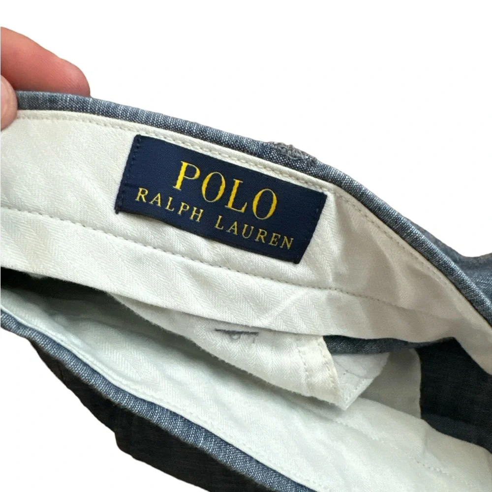 Polo Ralph Lauren Men’s‎ Chino Shorts Size 44B Blue/Gray Casual Cotton Shorts
